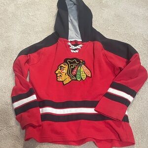 Red Blackhawks Hoodie